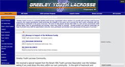 Desktop Screenshot of greeleyyouthlacrosse.com